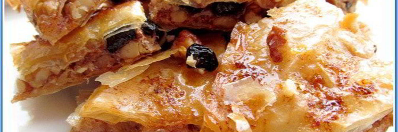 Пахлава на турецком тесте юфка