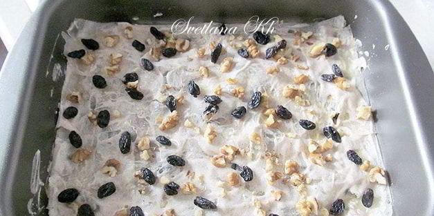 пахлава на турецком тесте юфка