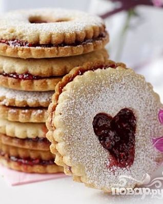 Австрийское Линцерское печенье