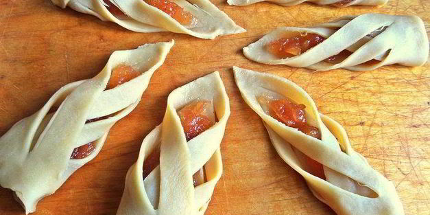 ажурное печенье на ванильном тесте