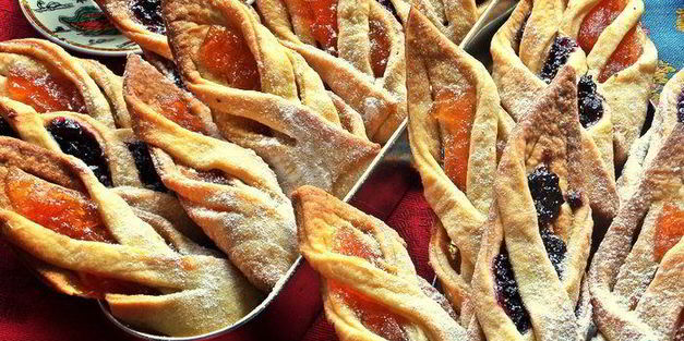 ажурное печенье на ванильном тесте