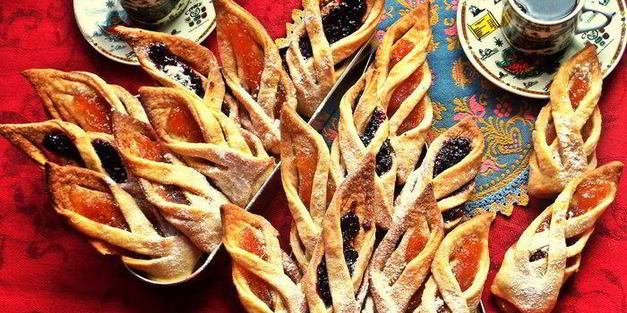 ажурное печенье на ванильном тесте