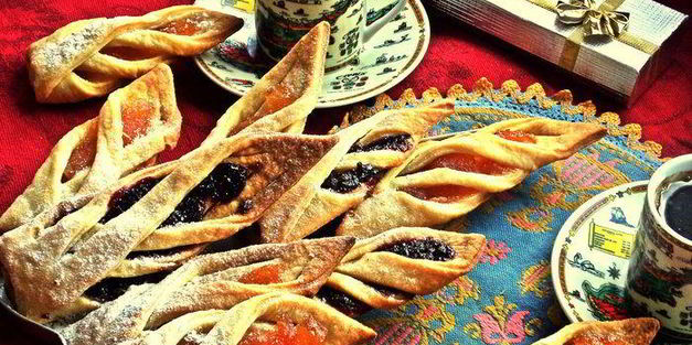 ажурное печенье на ванильном тесте