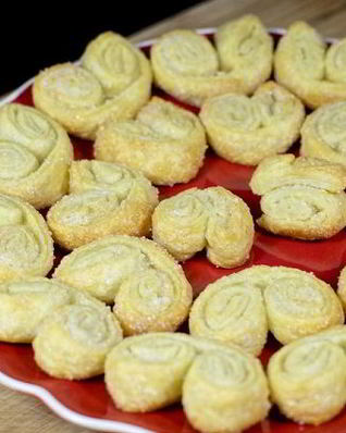 Берлинское печенье из слоеного теста