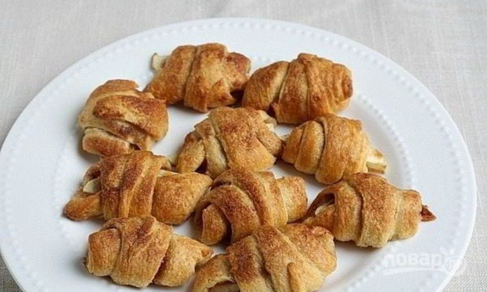 Рецепт быстрые рогалики за 15 минут