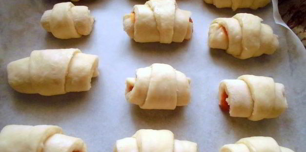 дрожжевые рогалики с маком