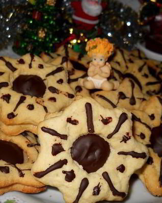 Имбирно-медовое печенье Рождественская звезда