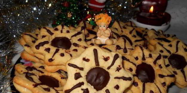 имбирно-медовое печенье рождественская звезда