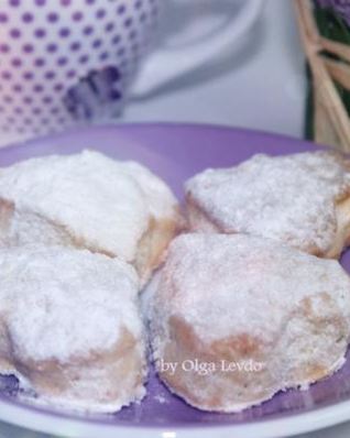 Испанское рождественское печенье Снежки