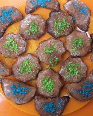 Кофейно-ореховое печенье