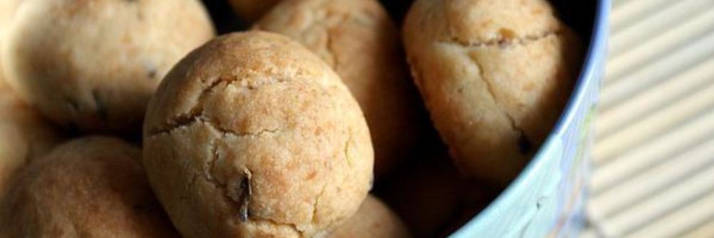 Кокосовое печенье с лавандой