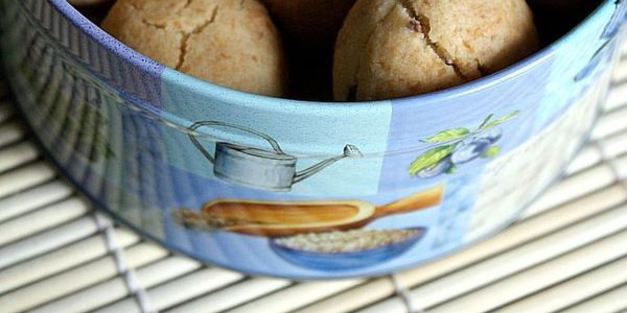 кокосовое печенье с лавандой