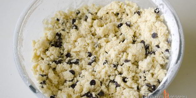 кокосовое печенье с шоколадной крошкой