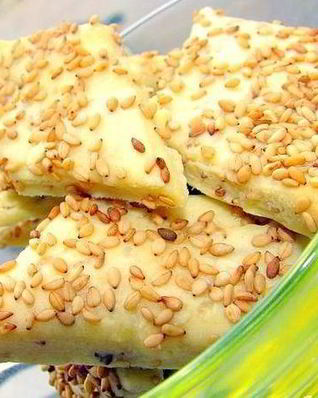 Кунжутные крекеры