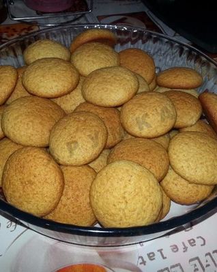 Медовое песочное печенье