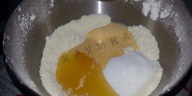 медовое песочное печенье