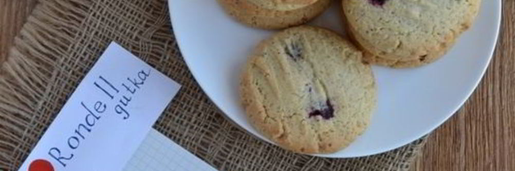 Миндальное печенье с малиной