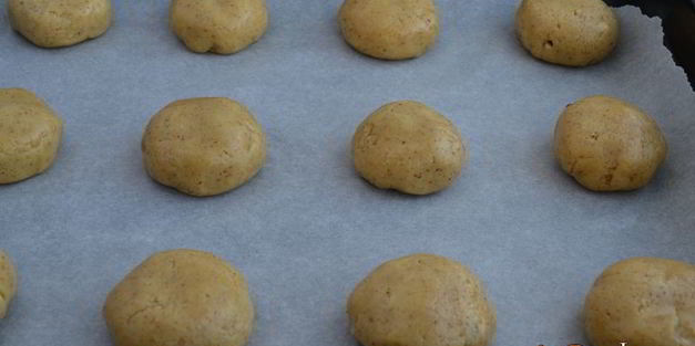 миндальное печенье с малиной