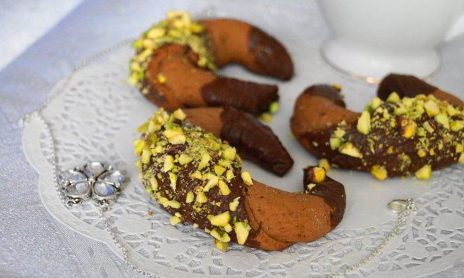 Рецепт миндальные рогалики изумрудики