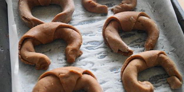 миндальные рогалики изумрудики