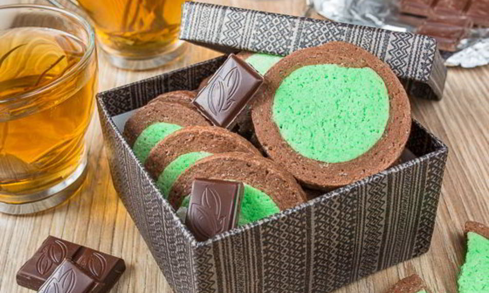 Рецепт мятно-шоколадное печенье