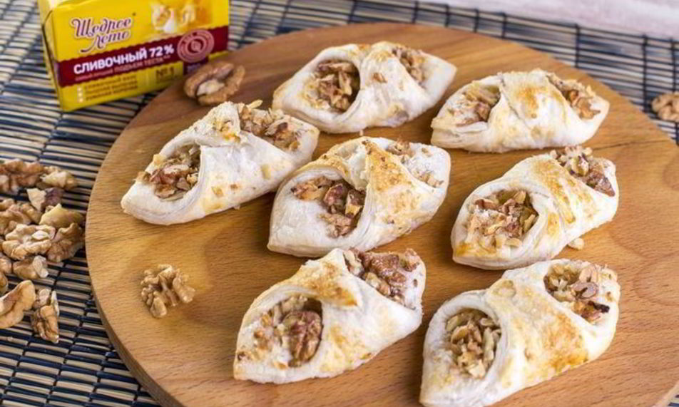 Рецепт ореховые рогалики