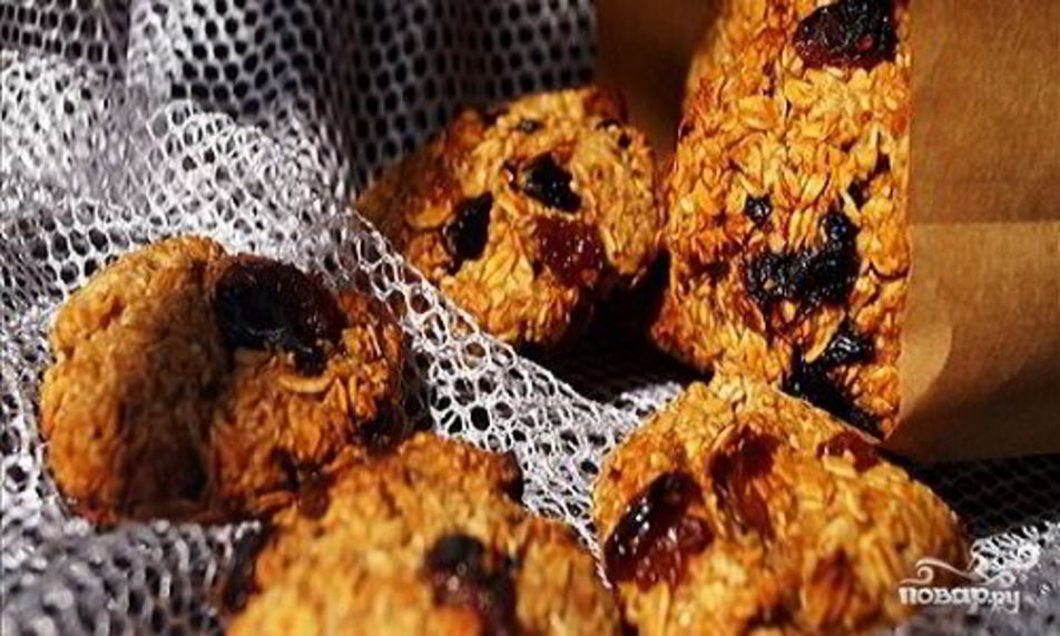 Рецепт овсяное печенье на кефире