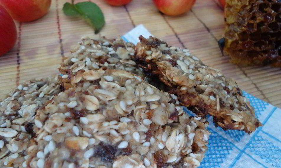 Рецепт овсяное печенье на меду