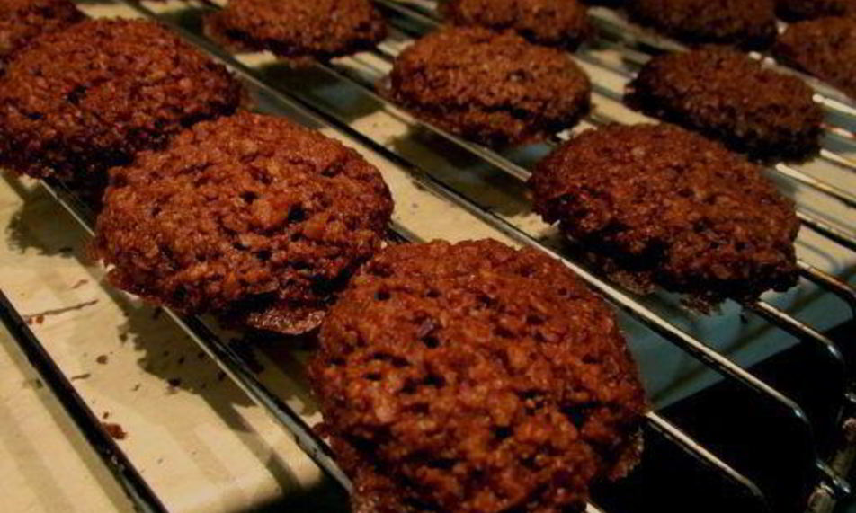 Рецепт овсяного печенья с шоколадома и кокосома