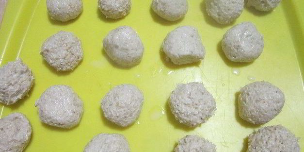 овсяное творожное печенье с бананом