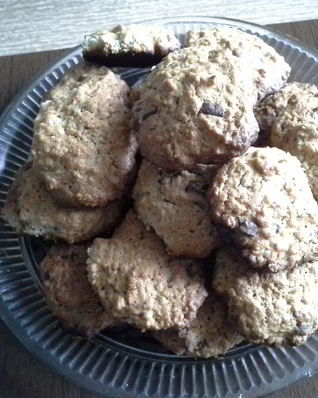 Овсяные печеньки с шоколадом