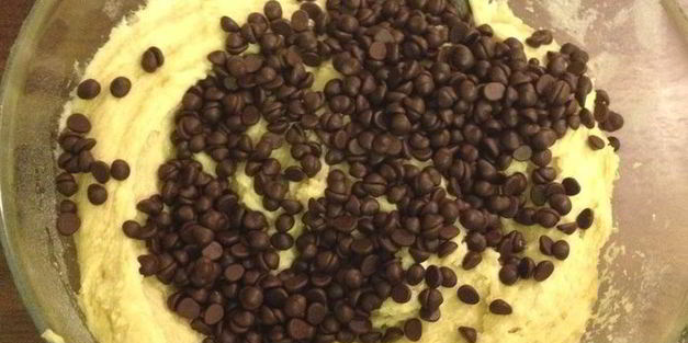 печеньки с шоколадными каплями