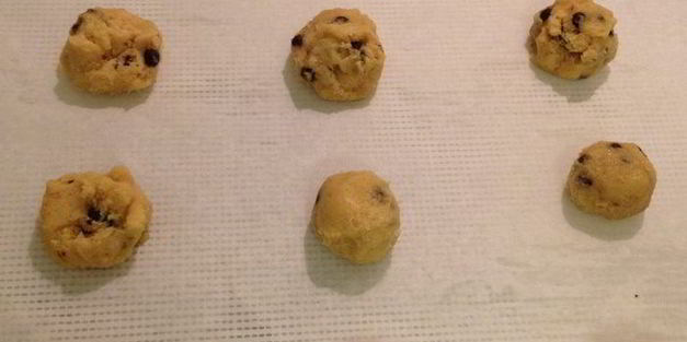 печеньки с шоколадными каплями