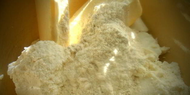 печенья гуси-лебеди с корицей из творожного теста