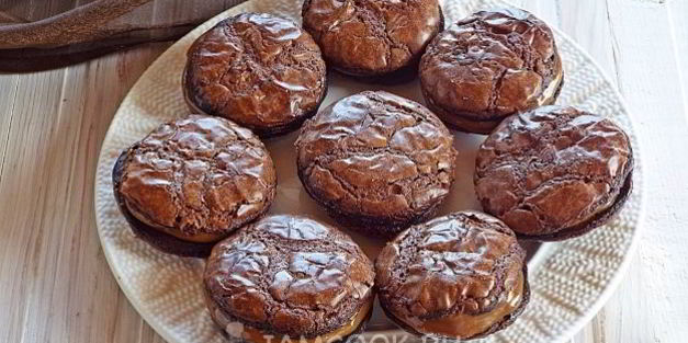 печенье брауни с начинкой