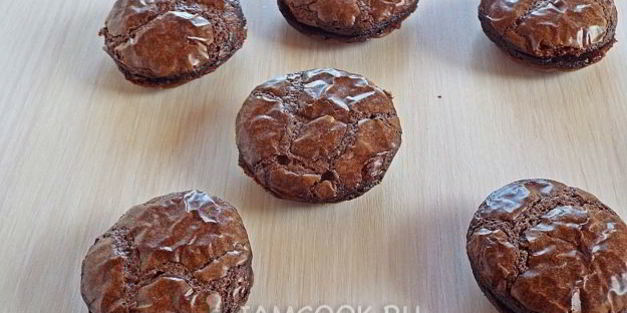 печенье брауни с начинкой