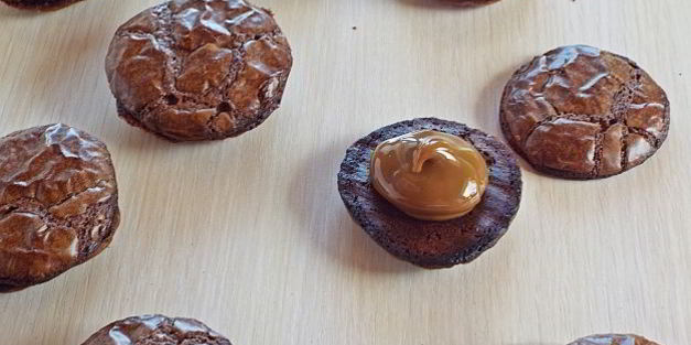 печенье брауни с начинкой