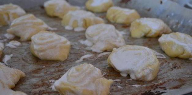 печенье розочки