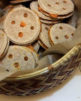 Печенье с джемом из кураги