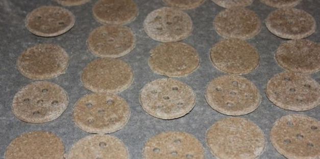 печенье с джемом из кураги