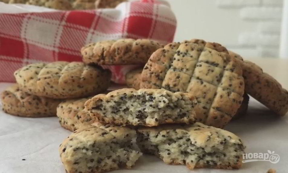 Рецепт печенье с маком