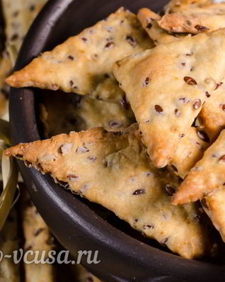 Печенье с семенами льна