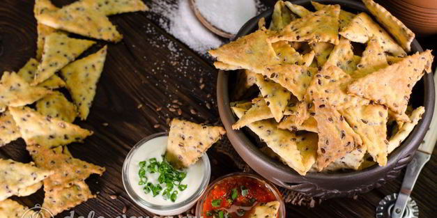 печенье с семенами льна