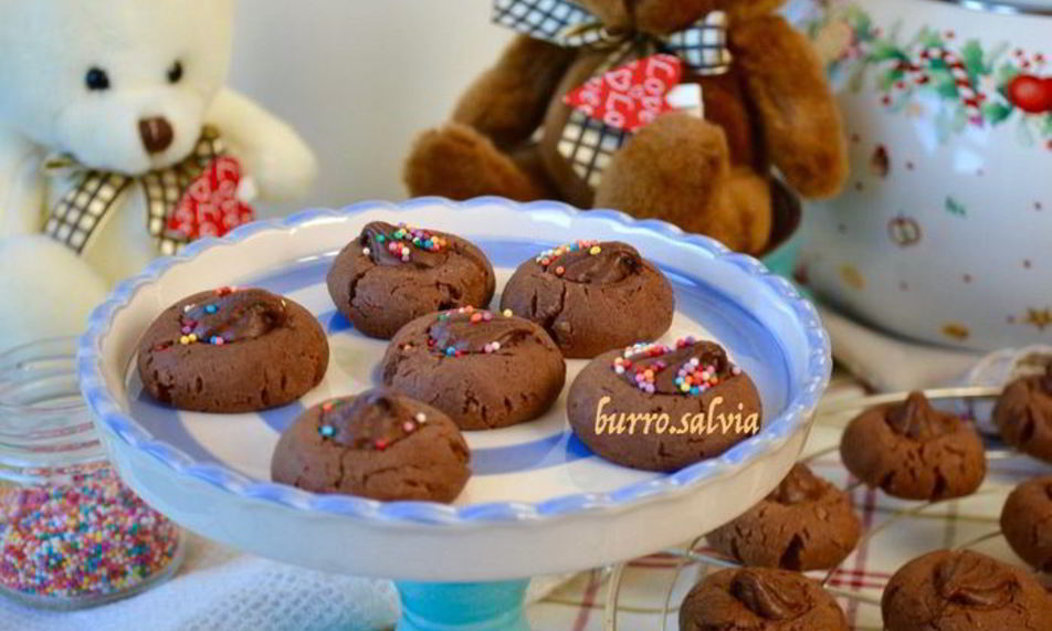 Рецепт печенье с шоколадно-ореховой пастой