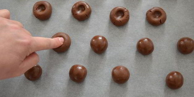 печенье с шоколадно-ореховой пастой