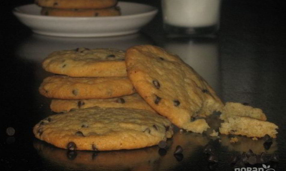 Рецепт печенье с шоколадными каплями