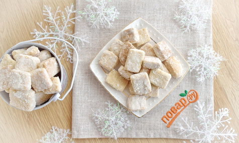 Рецепт печенье снежинка