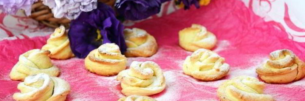 Печенье Творожные розочки