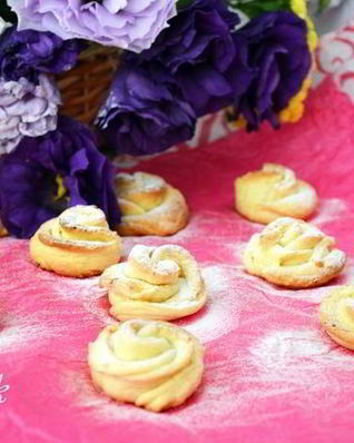 Печенье Творожные розочки