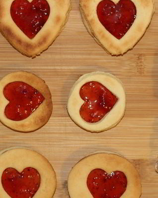 Печенье Валентинки